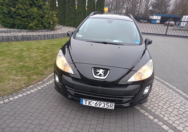 Peugeot 308 cena 9300 przebieg: 263222, rok produkcji 2009 z Sędziszów małe 154